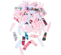 Milisten Protectores de Dedos de Tela de Algodón 100 Unidades Resistentes al Desgaste Transpirables y Absorbentes para Trabajo Manual Jardinería Cocina y Manualidades