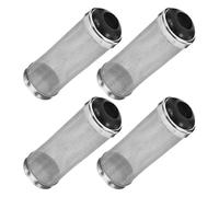 Milisten Protectores de Filtro para Acuario 12 Mm de Acero Inoxidable, 4 Piezas, Cubierta de Malla Negra para Filtro de Pecera, Accesorio Seguro para Peces y Camarones, Mejora Calidad