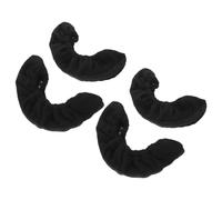 Milisten Protectores para Cuchillas de Patines de Hielo Elásticos, Talla L, Color Negro, 2 Pares por Paquete, Accesorios de Patinaje sobre Hielo Resistentes, Lavables Secado Rápido,