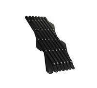 Milisten Puerta para Mascotas para Cerca Abierta Material PP Resistente Fácil De Usar Protege A Tu Mascota Color Negro