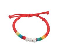 Milisten Pulsera De Cuentas De Estilo Étnico Pulsera Prosperidad Artesanales Tradicionales Chinas Para Mujer Ajustable