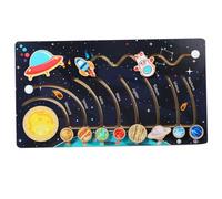 Milisten Puzzle de Madera Sistema Solar para Niña Juguete Educativo de para Desarrollar Habilidades Motoras y Cognitivas de Infantil