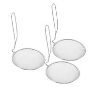 Milisten Red de Ceniza para Moxibustión de Acero Inoxidable, 3 Piezas, Malla Resistente al Calor para Soporte de Moxa, Accesorio para Quemador de Moxa en Medicina Tradicional China, Uso