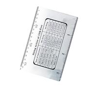 Milisten Regla Cuerdas Guitarra Acero Inoxidable Medidor Preciso Altura Cuerdas Kit Compatible Guitarras Clásicas y Bajos