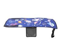 Milisten Reposapiés Avión Niño Extensible Portátil Para Viaje Cómodo Cama Infantil Espacio Ampliado Color Azul Estrella