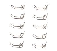 Milisten Resortes de Drenaje para Trompeta Watergate 10 Piezas Negras, Repuestos de Llave Watergate, Componentes para Instrumentos de Latón, Accesorios para Reparación y Mantenimiento de Trompeta