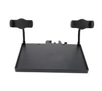 Milisten Sábana bandeja de tarjeta de sonido portamovil sujeta moviles estante utilitario con abrazadera soporte de micrófono bandeja portavasos estante de transmisión con clip