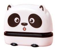 Milisten Sello de Ropa Compacto para, Sello Infantil Divertido con Diseño de Oso Panda Claro, Accesorio Escolar de Plástico Ligero para Marcar Ropa en Jardín de Infantes