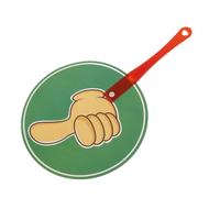Milisten Señales Manuales En El Aula para Estudiantes Firmar Aula Señal De Stop De Mano Materiales De Clase Paleta De Votación En El Aula El Plastico
