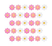Milisten Servilletas de Papel Estampadas Diseño de Margaritas Pack de 60 Unidades 20 Rosa 20 Fucsia 20 Brillo Dorado Ideales para Fiestas Cumpleaños y Decoración de Mesa Primaveral