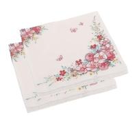 Milisten Servilletas Decorativas de Papel 20 Servilletas Pequeñas Flores Paquete de 4 Bolsas para Fiestas y Reuniones Familiares Ideales para Baby Showers