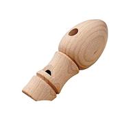 Milisten Silbato de Madera para Juguete Musical Portátil Accesorio Seguro y Educativo para Bebés y Diseño Adorable y Pulido para Guarderías y Cumpleaños