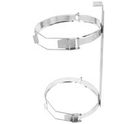 Milisten Soporte Fácil Resistente de Hierro de Extintor para Incendios Instalación y Acceso Rápido Color Plata y Peso 5kg Adecuado para Vehículo y Oficina