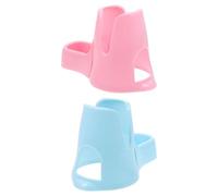 Milisten Soporte para Botella de Agua para Hámster y Conejo, Base Estable de Plástico Resistente, Soporte para Dispensador de Agua y Comida, Accesorios para Mascotas Pequeños, Reutilizable