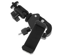 Milisten Soporte para Lira de Clarinete Ajustable y Giratorio Clip Seguro de Plástico Negro para Teléfono Móvil, Adecuado para Práctica en Casa Aire Libre