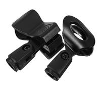 Milisten Soporte Universal Para Clip De Micrófono Soporte De Clip Para Micrófono Abrazadera Ajustable Para Soporte De Micrófono Inalámbrico 2 Uds. Clip De Soporte De Micrófono