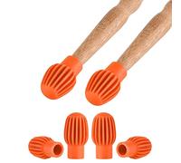 MILISTEN Suministros De Tambor 4 piezas prácticas de batería de silicona cubre protectores de mudo para practicar la batería Tapas De Silicona Para Baquetas