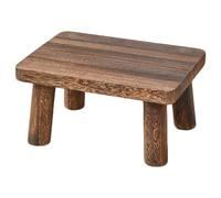 Milisten Taburete de Madera para y Adultos, Taburete Paso Rectangular Adecuado para Vestidor y Uso Doméstico, Diseño Compacto