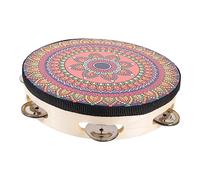 Milisten Tambor De Pandereta Bohemio Para Niño Niña y Adultos Diseño Ligero y Portátil Instrumento Musical De Percusión De Mano Con Sonido y Estilo Elegante