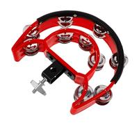 Milisten Tambor Hi-hat Pandereta Montable Con Cascabeles Metálicos De Doble Accesorio Para Platillos De Batería Instrumento De Percusión Para Pequeños