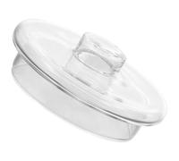 Milisten Tapa de Vidrio Redonda para Tetera 450 Ml, Accesorio Reemplazable Transparente Resistente al Calor, Adecuado para Uso Doméstico y Fiestas en Cocina