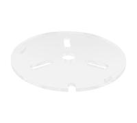 Milisten Tapa Redonda de Acrílico para Acuario, 10cm, Anti-Salto | Cubierta Transparente con Orificio, Fácil de Retirar E Instalar, Ligera Salpicaduras en Acuarios Interiores