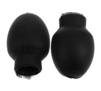 Milisten Tapas de Goma para Baquetas de Batería, Alta Elasticidad y Durabilidad, Accesorio Adecuado para Práctica y Creación Musical, Paquete de Negro