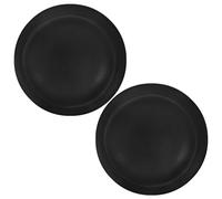 Milisten Tapas de Punta para Paraguas Plegables, 2 Piezas Negras Diseño Roscado, Accesorios para Reparación y Reemplazo de Sombrillas de Jardín y Patio, Cubiertas Resistentes y Compactas