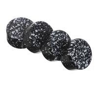 Milisten Tapones Antideslizantes para Pedales de Efectos de Guitarra Eléctrica, 4 Piezas, Color Tinta, 0,9 Pulgadas, Cubiertas Protectoras para Botones de Pedal, Accesorios Compatibles