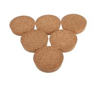 Milisten Tapones de Corcho para Macetas de Vidrio 6 Piezas 85x20x78 Mm para Jarrones Hidropónicos en Hogar y Oficina Cierre Hermético Madera Natural Reutilizable