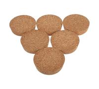 Milisten Tapones de Corcho Reutilizables para Botellas y Macetas Hidropónicas, 6 Unidades 90X20X83 MM sin Agujero, Cierre Hermético para Jarrones de Flores y Terrarios