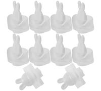 Milisten Tapones para Bolsas de Agua Caliente 10 Unidades, Tapón de Plástico Pequeño 2,5x4 Cm, Sellado Portátil para Bolsas Térmicas, Accesorios para Terapia de Calor en Salud y Hogar