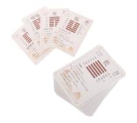 Milisten Tarjetas del i Ching 64 Cartas Completas para Principiantes y Expertos Paquete De Guía De Adivinación y Meditación Uso Personal y Autoconocimiento