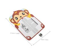 Milisten Tarjetas Didácticas Musicales para Diseño de Mono Tablero Portátil de para Aprendizaje de Notas y Práctica de Teoría Musical Casa y Escuela