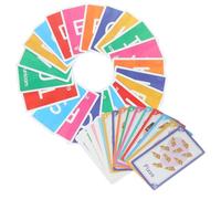 Milisten Tarjetas Didácticas para Niños Pequeños 1 Juego de Aprendizaje Inglés Colores y Juguetes Educativos Interactivos para Hogar para Educación Temprana