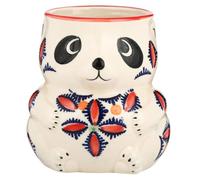 Milisten Taza de Cóctel Tiki de Cerámica Panda 480ml para Fiestas Hawaianas, Vaso Creativo para Bar y Hogar, Copa Decorativa Resistente Baja Absorción de Agua