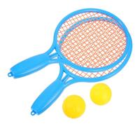 Milisten Tenis para Raquetas de Plástico y Pelotas al Aire para Bebés para Parque y Playa Juguetes Deportivos Infantiles Color Azul Raquetas para Principiantes