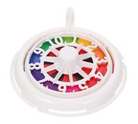 Milisten Tocadiscos de Juego rueca Rueda de la Fortuna Ruedas Accesorio de la Rueda del Juego portatiles Gaming Board Game Rueda de póquer Juego de Mesa Juego de póquer el plastico