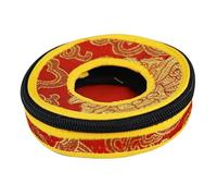 Milisten Tocar La Campana Para Liderar El Timbre Campana De Mano Manga Protector De Campana De Caja De Campana Bolsa De Almacenamiento De Campana De Nepal Color Aleatorio