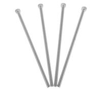 Milisten Tornillos Largos M6 X 150 Mm para Elevador de Manillar de Bicicleta, 4 Piezas, Pernos de Vástago Roscados para Potencia de Bicicleta de Montaña, Repuestos Resistentes para