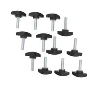 Milisten Tornillos para Abrazadera de Micrófono 10 Unidades Acero Inoxidable M8x25-36 Duraderos para Soporte de Brazo y Pie en Aplicaciones Profesionales de Grabación