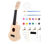 MILISTEN Traje De Niños 1 Conjunto de Kit de Ukelele de Bricolaje Haga su Propio Ukulele Kit de Ukelele Hawaii de 21 Pulgadas con Herramientas de Instalación para Niños Amigos Amateur