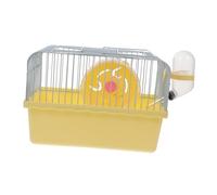 Milisten Transportador De Pequeños Animales con Accesorios para Hámsters y Chinchillas Jaula De Viaje Portátil con Soporte para Botella De Agua para y Transporte De Mascotas