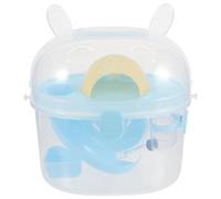 Milisten Transportín para Hámster y Pequeñas Mascotas Jaula De Viaje Portátil Caja De Transporte Exterior Diseño Práctico y Conveniente Material Plástico Resistente Transparente