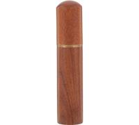 Milisten Tubo de Almacenamiento de Cerillas de Madera Pequeño Tapa, Organizador Portátil para Camping, Contenedor Compacto y Multifuncional para Supervivencia al Aire Libre