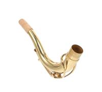 Milisten Tubo de Cambio de Sonido de Cuello Curvo para Saxofón, Codo Pequeño de Latón Dorado, Fácil de Ajustar, para Saxofón, para Profesionales y Aficionados