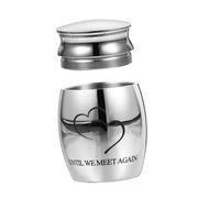 Milisten Urna De Acero Inoxidable para Mascotas Pequeña Cenicero para Cenizas De Gato Caja De Almacenamiento para Cremación para Guardar Recuerdos De Mascotas