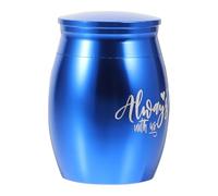 Milisten Urnas para Mascotas Contenedor de Cenizas de Huesos Urna de Acero Inoxidable para Perros Frasco para Cenizas de Cremación para Guardar Recuerdos de Gatos y Perros Casa