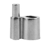 Milisten Válvula de fijación en Fa para trombón: Reemplazo de válvula rotativa para instrumentos de metal - Eje de rotor de metal de precisión con acoplador de brazo de tope para reparación de