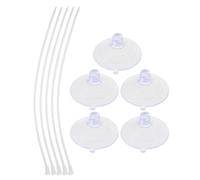 Milisten Ventosas Reforzadas para Parque Infantil 5 Piezas Accesorios de Seguridad Infantil Antideslizantes para Fijar Vallas y Tocadores Compatibles Múltiples Marcas Kit de Anclaje